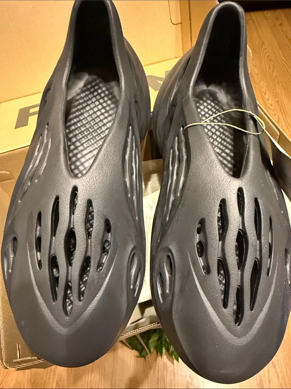 Foam Slip-On Clog in Dark Gray